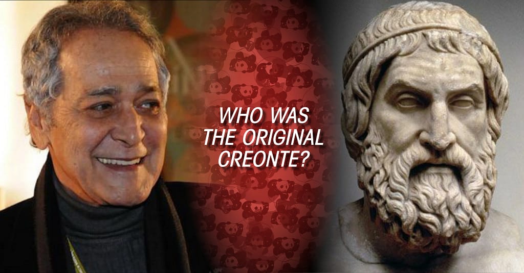 Creonte was played by two actors as there is a 25 year time gap in the story. Gracindo Junior is the main actor, and Marcos Palmeira also played the role.